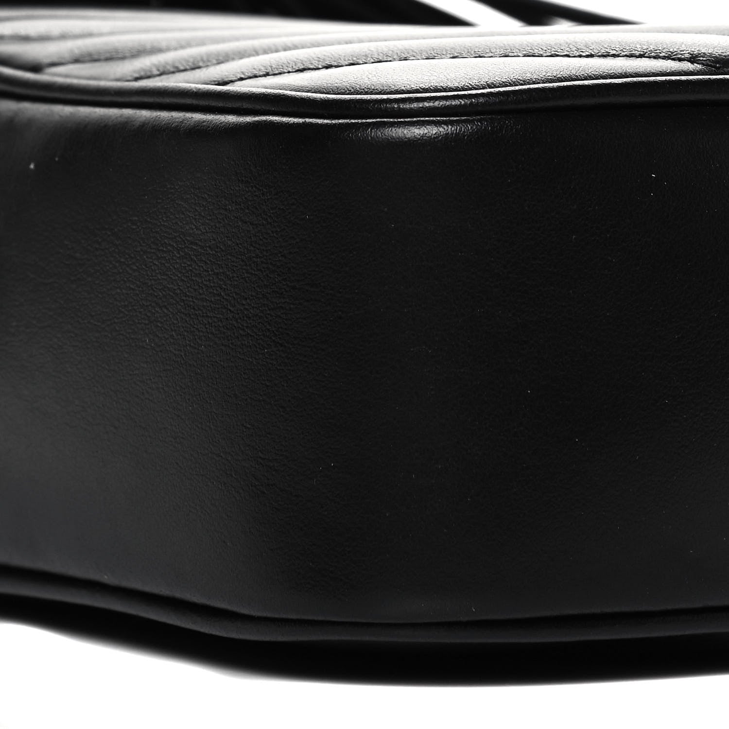 Saint Laurent Calfskin Matelasse Monogram Lou Camera Bag Black 11 of 12
