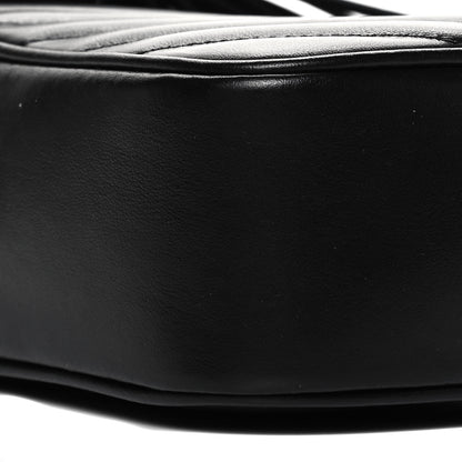 Saint Laurent Calfskin Matelasse Monogram Lou Camera Bag Black 11 of 12