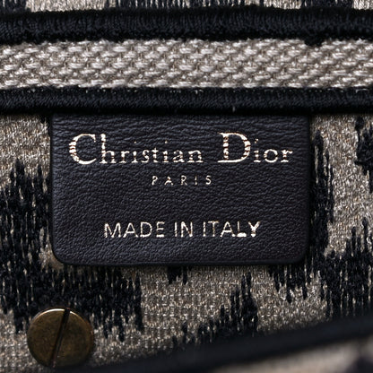 Christian Dior Canvas Mizza Embroidered Saddle Bag Beige Multicolor 6 of 10