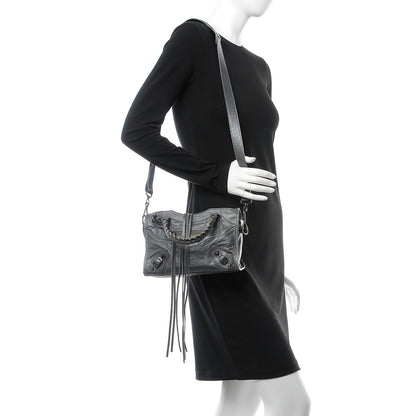 Balenciaga Agneau Classic Hardware Mini City Gris Tarmac 2 of 8