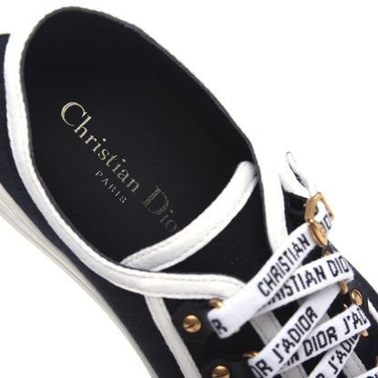 Christian Dior Canvas Walk'N'Dior Low Top Sneakers 38 Black 8 of 9