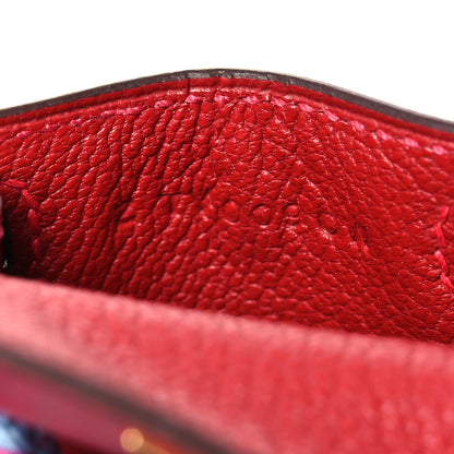 Hermes Tadelakt Mini Kelly Twilly Bag Charm Rouge Vif 6 of 6