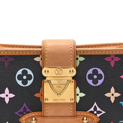 Louis Vuitton Monogram Multicolor Shirley Black 7 of 9