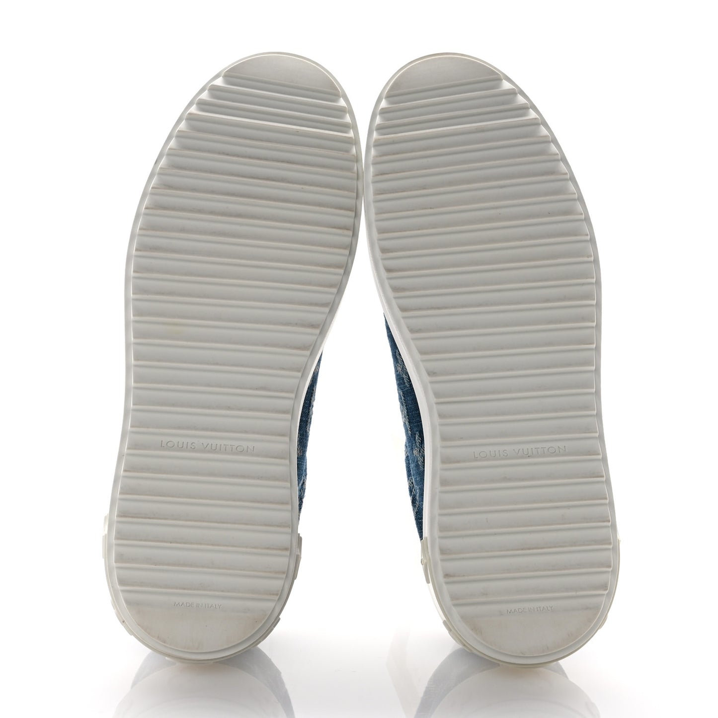 Denim Monogram Time Out Sneakers 37.5 Bleu Clair
