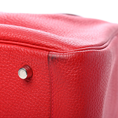 Hermes Taurillon Clemence Lindy 34 Rouge Casaque 10 of 11