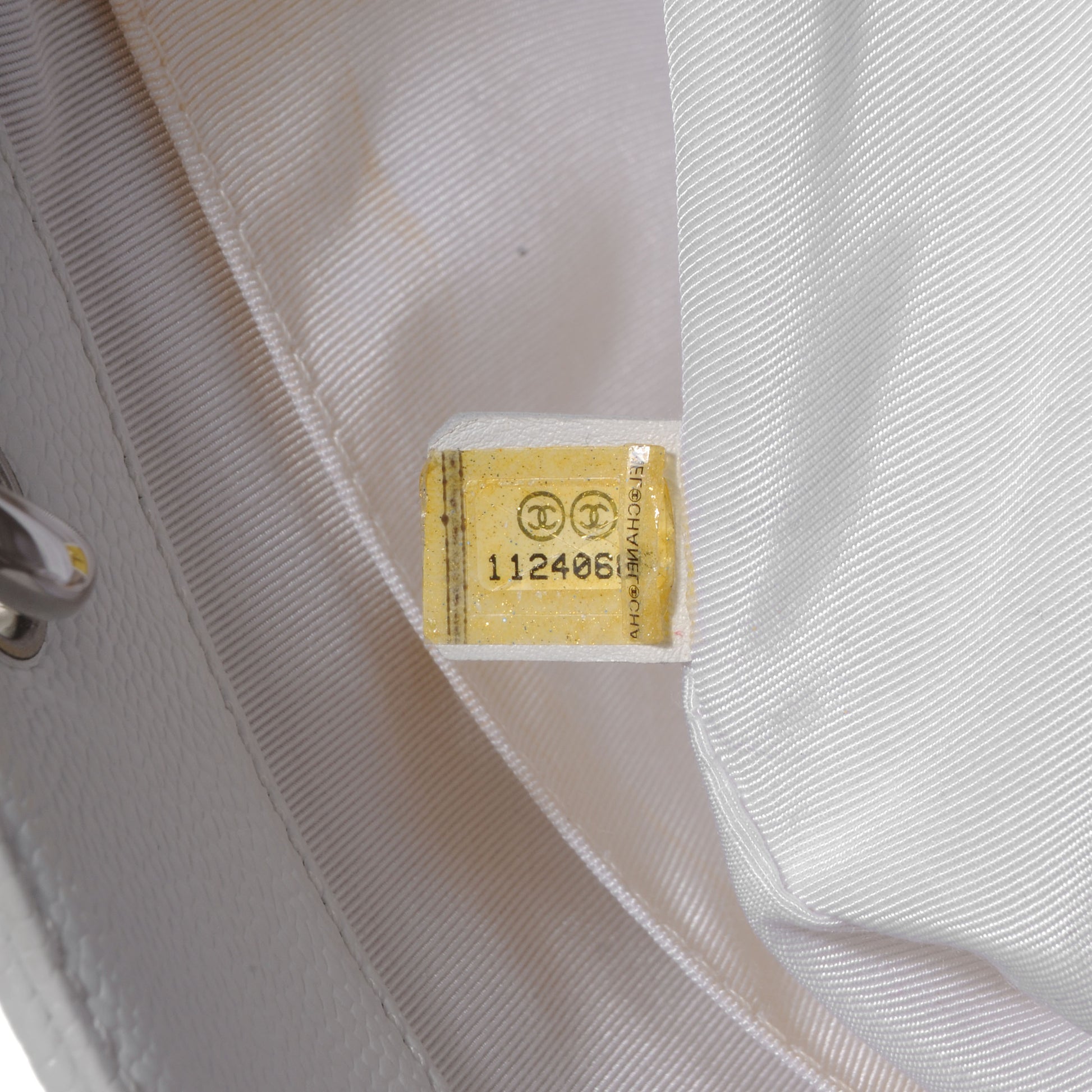 Chanel Caviar Quilted Grand Shopping Tote GST White 6 of 8