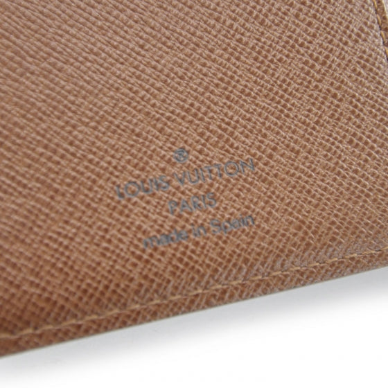 Monogram Pocket Agenda Cover