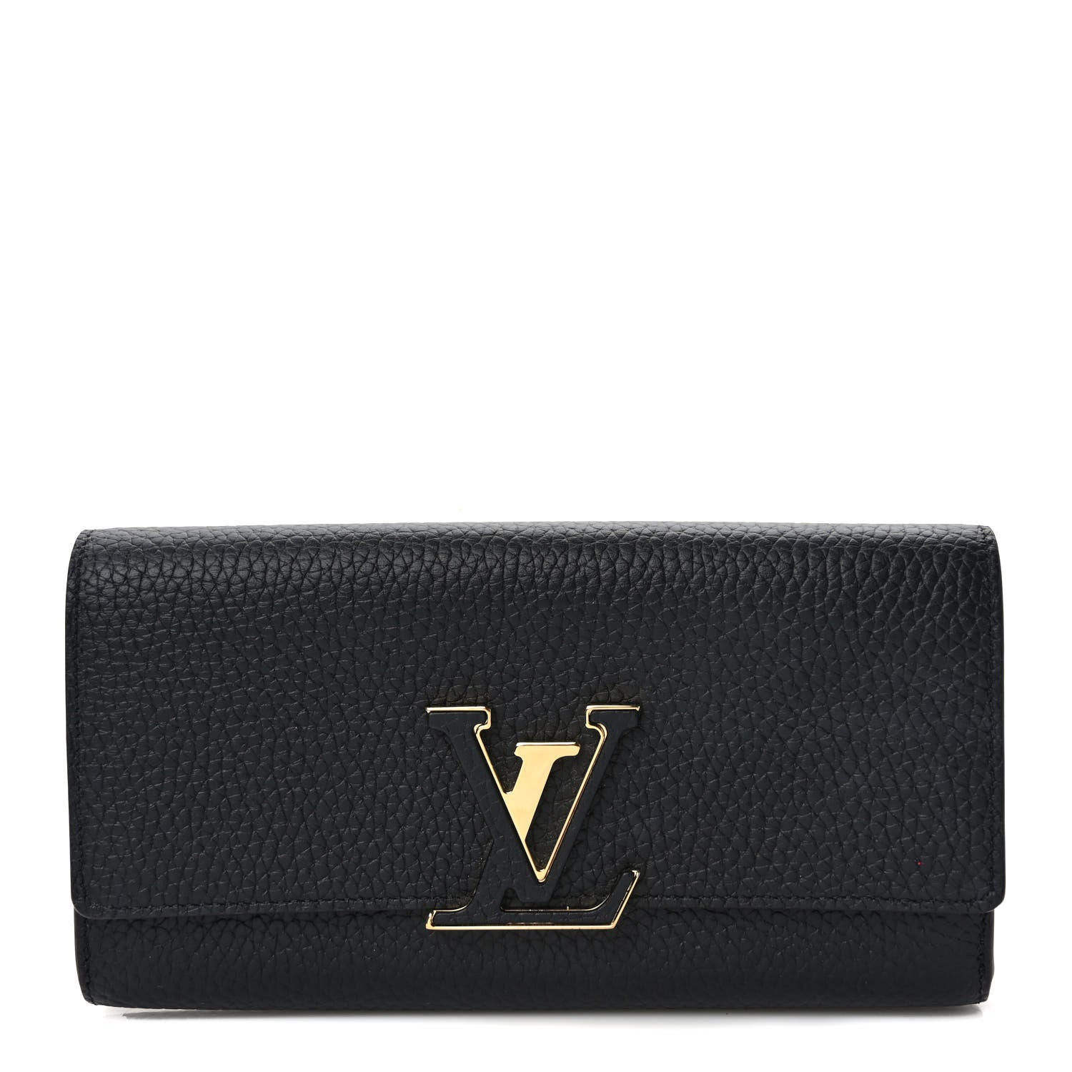 Louis Vuitton Taurillon Capucines Wallet Black 1 of 7