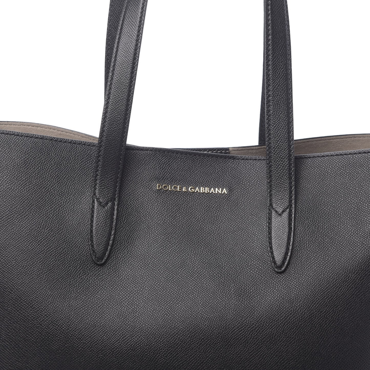 Dauphine Stampa Morrbida Shopping Tote Black