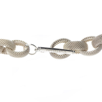 Tiffany Sterling Silver Somerset Mesh Link Necklace 4 of 4