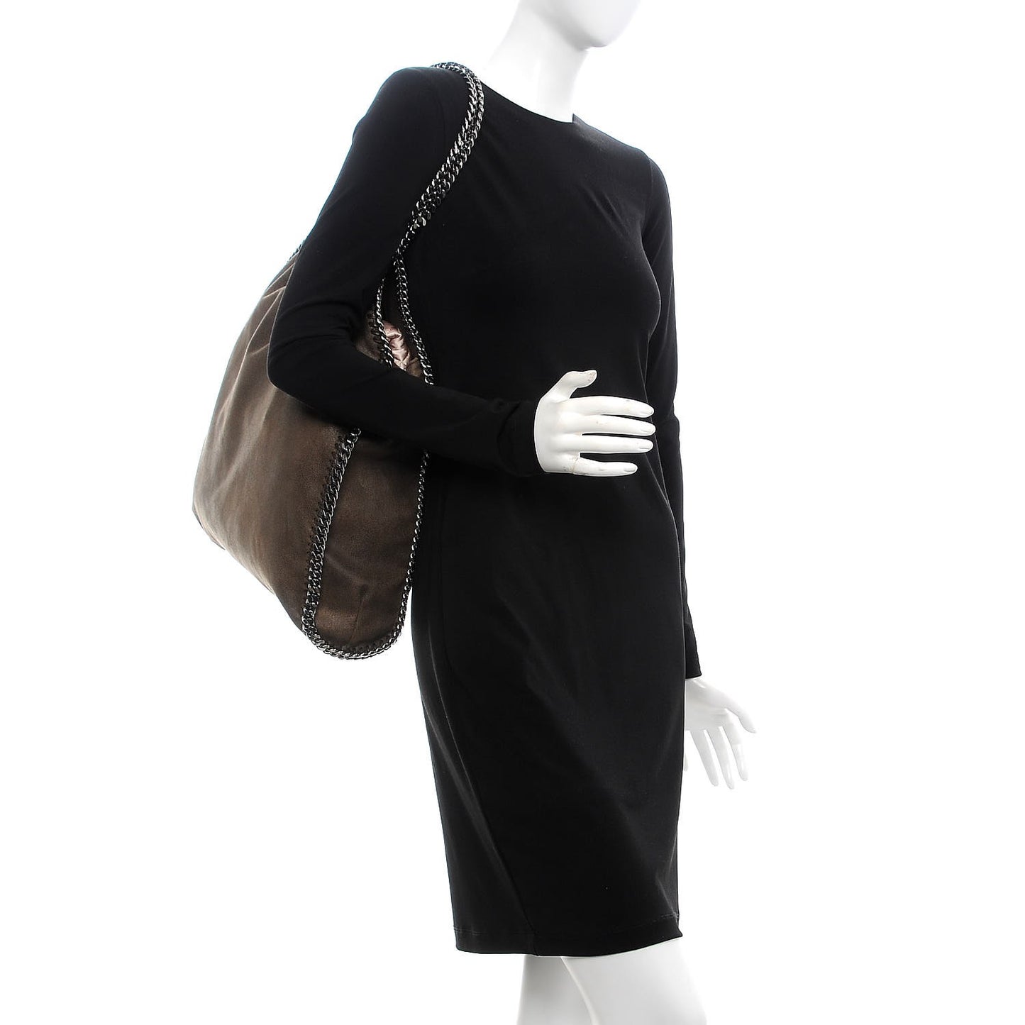 Shaggy Deer Big Falabella Tote Brown