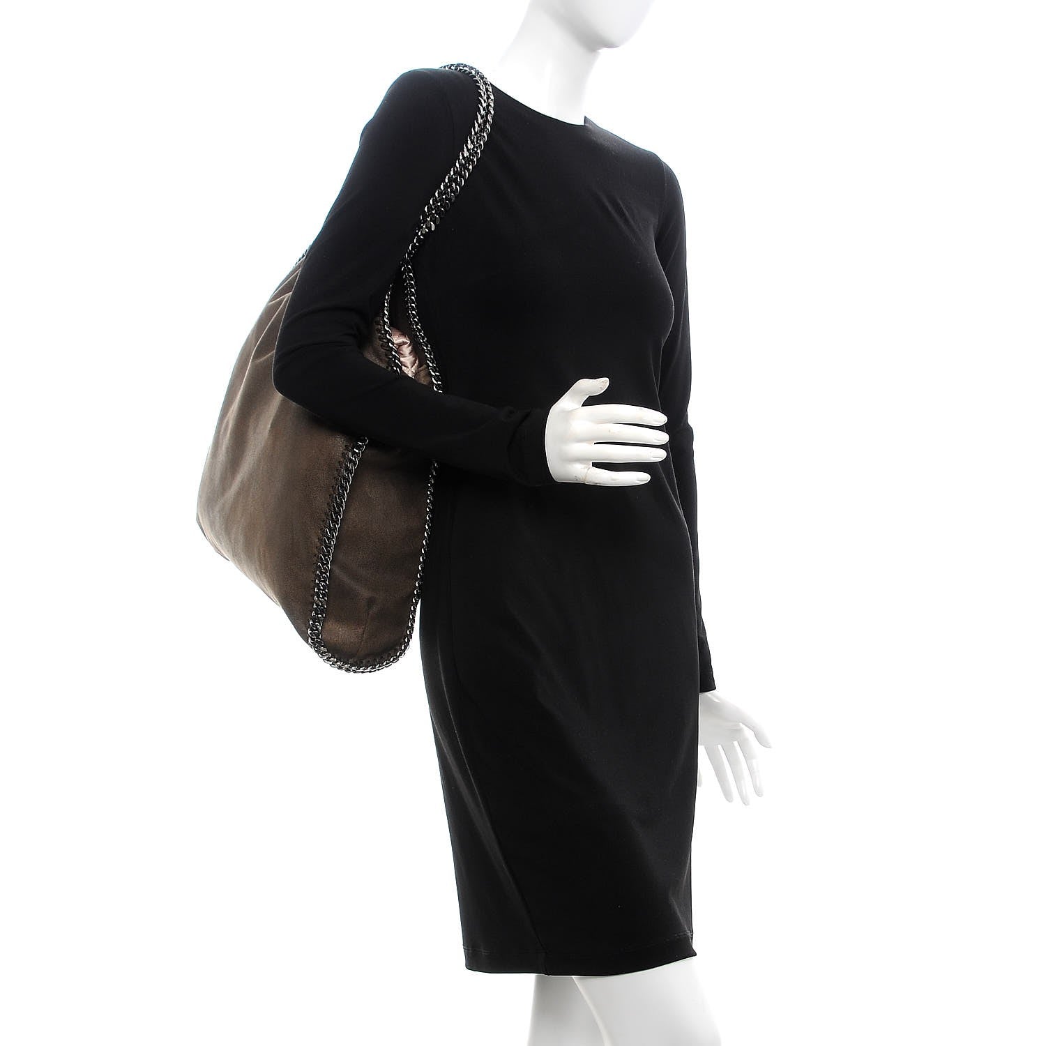 Stella McCartney Shaggy Deer Big Falabella Tote Brown 2 of 8