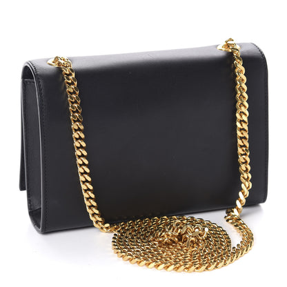 Saint Laurent Calfskin Small Classic Monogram Kate Tassel Satchel Black 3 of 10
