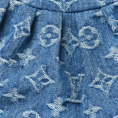 Louis Vuitton Monogram Denim Pochette Valley Blue 7 of 10