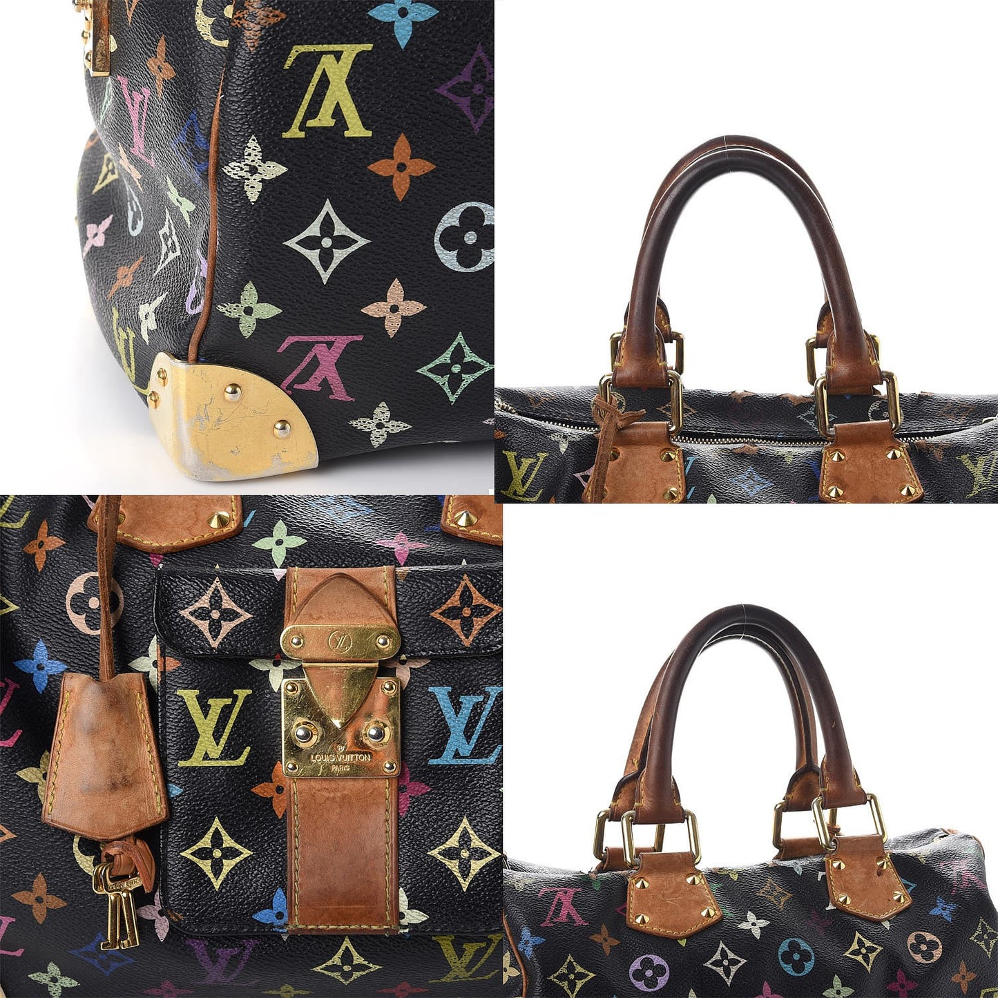 Monogram Multicolor Speedy 30 Black
