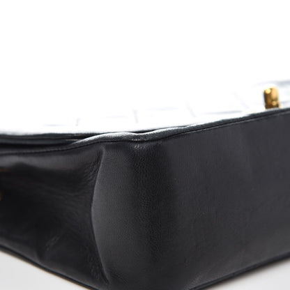 Chanel Lambskin Quilted Medium Single Flap Black 10 of 11