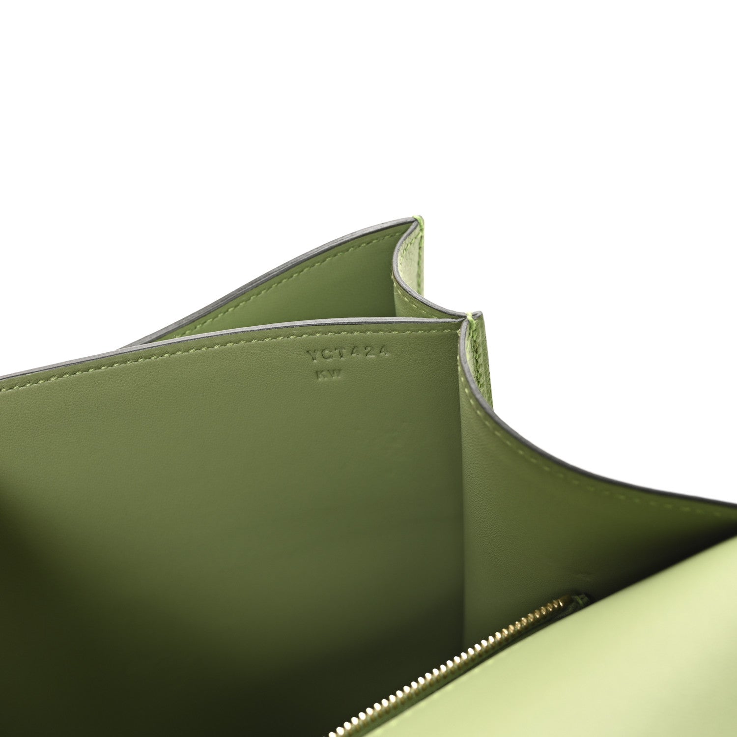 Hermes Epsom Constance 24 Vert Criquet 7 of 11