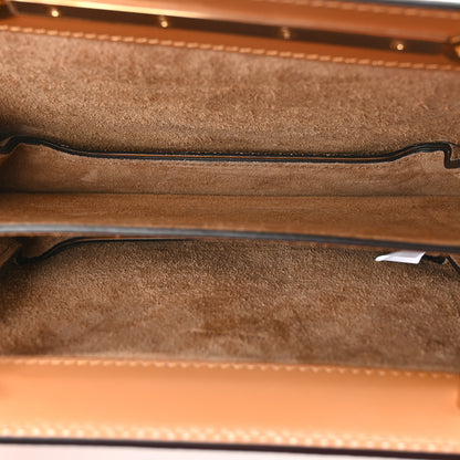 Fendi Vitello King Luxor Fendi Touch Shoulder Bag Caramello 5 of 11