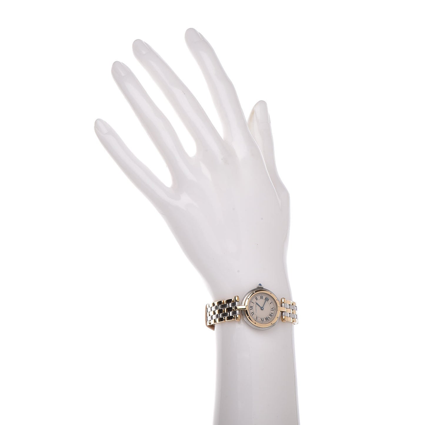 Stainless Steel 18K Yellow Gold 24mm Panthere Vendome Quartz Watch