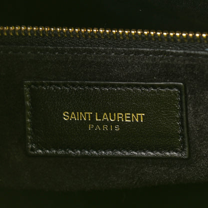Saint Laurent Calfskin Small Sac De Jour Bag Neon Yellow 6 of 12