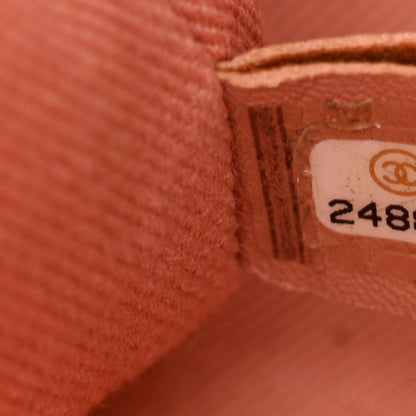 Chanel Straw Lurex Large Deauville Tote Pink 7 of 17