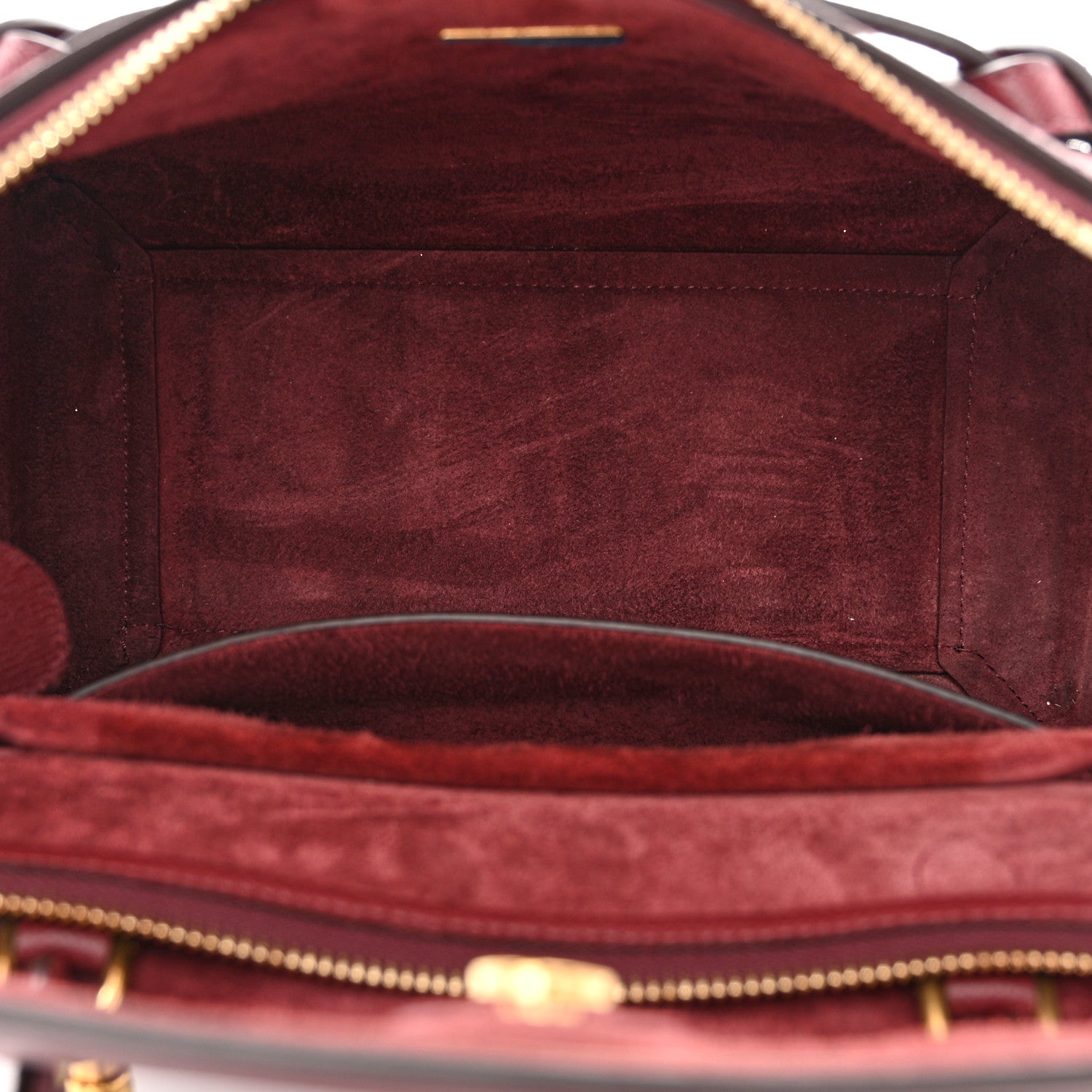 Celine Grained Calfskin Micro Belt Bag Acai 5 of 12