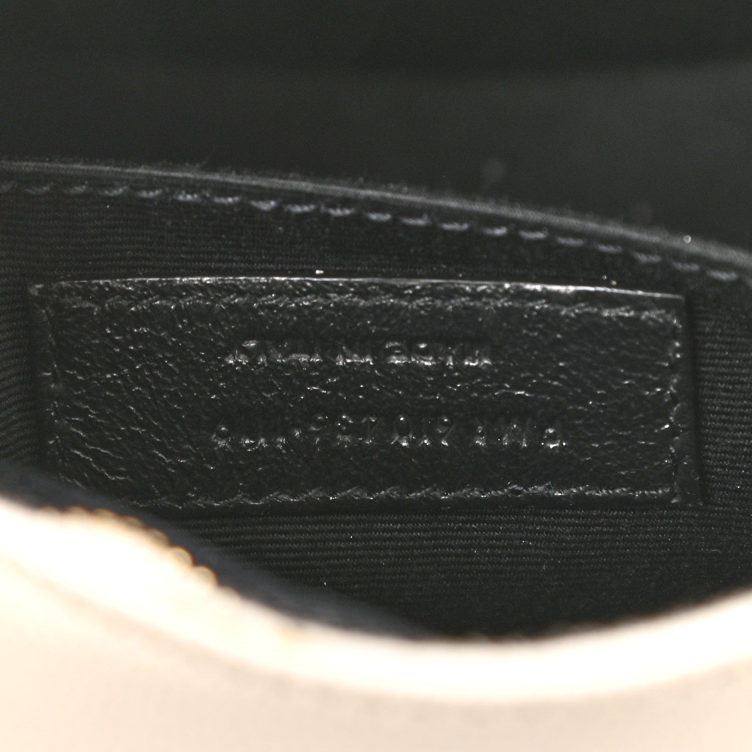 Saint Laurent Grain De Poudre Matelasse Chevron Quilted Round Vinyle Camera Bag Crema Soft 7 of 11