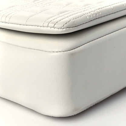 Burberry Lambskin Quilted Small Lola Bag White 9 of 13