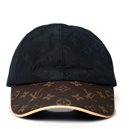 Louis Vuitton Polyester Silk Monogram LV Get Ready Cap M Black 2 of 7