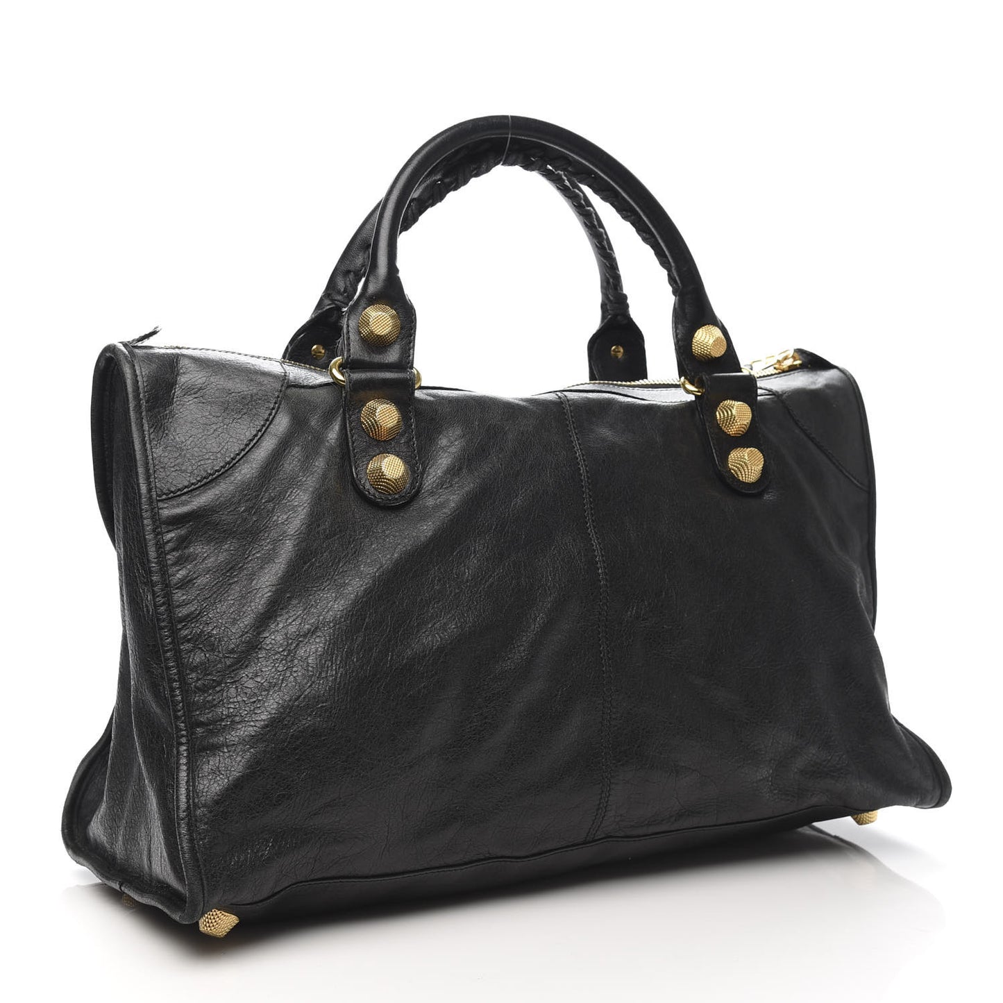 Agneau Giant 21 Gold Hardware Work Black