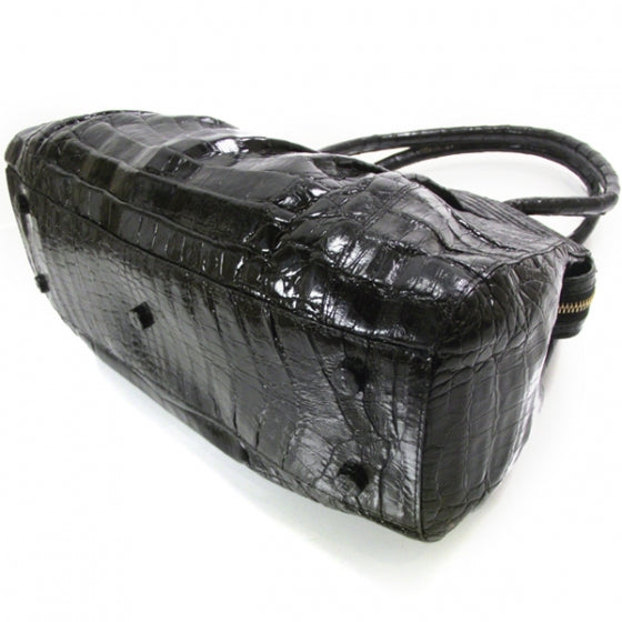 Nancy Gonzalez Crocodile Satchel Black 5 of 10