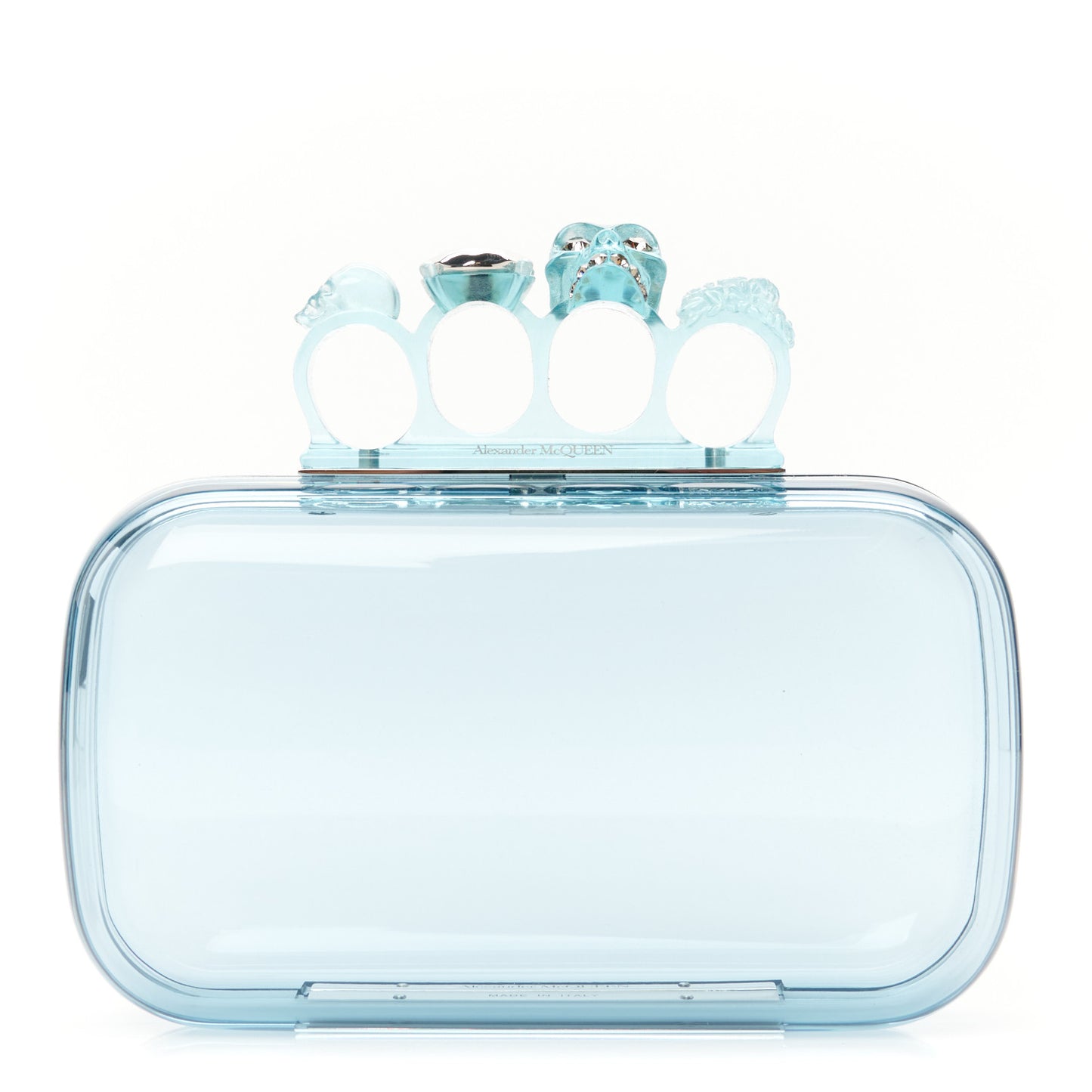 Resin Knuckle Clutch Pale Blue