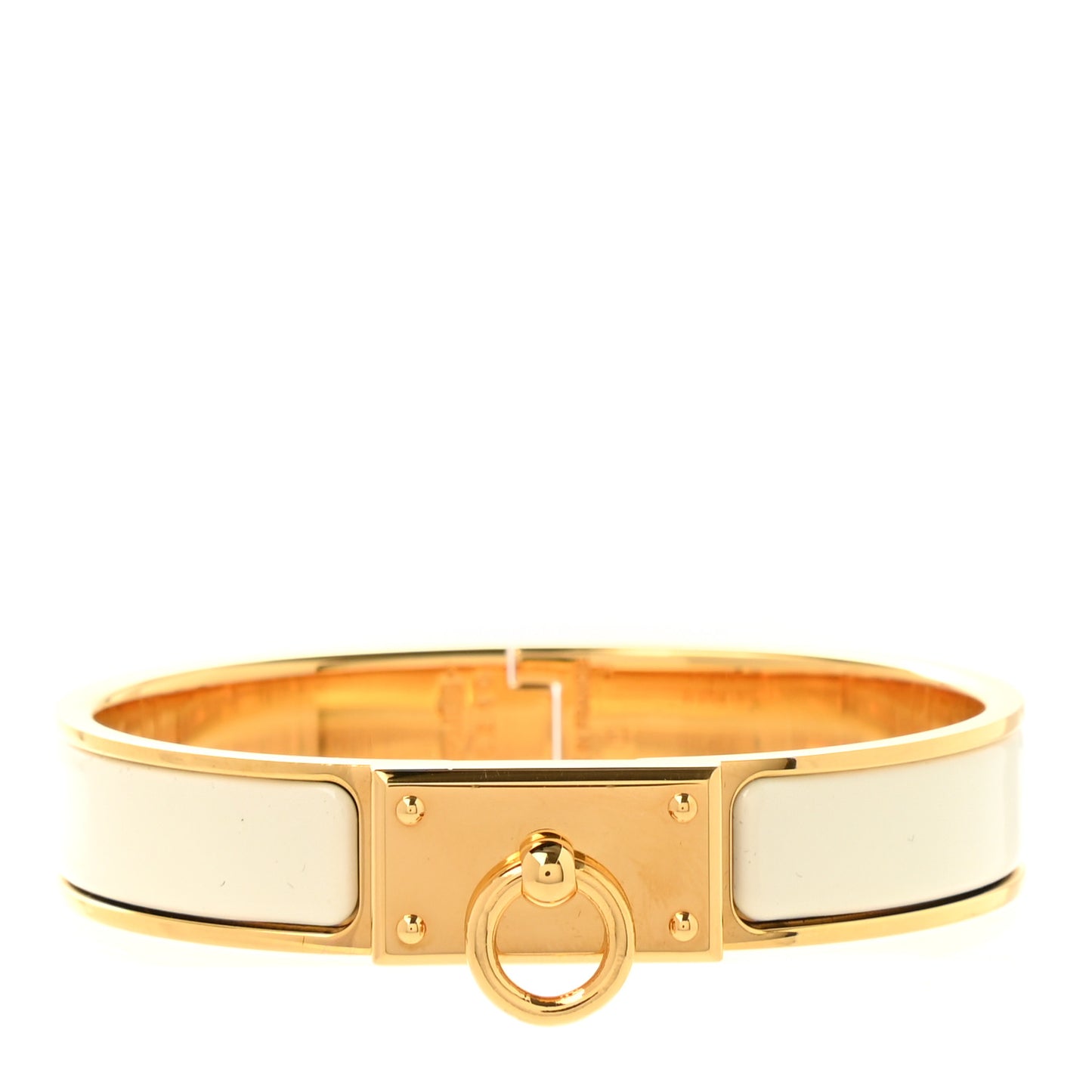 Enamel Clic Anneau Bracelet PM Craie