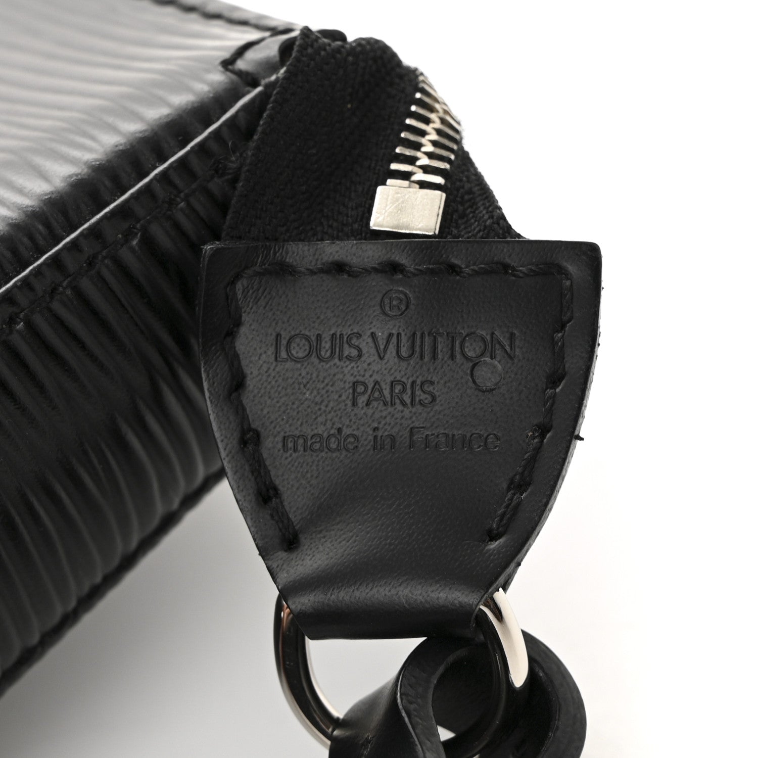 Louis Vuitton Epi Pochette Accessories NM Black 6 of 10