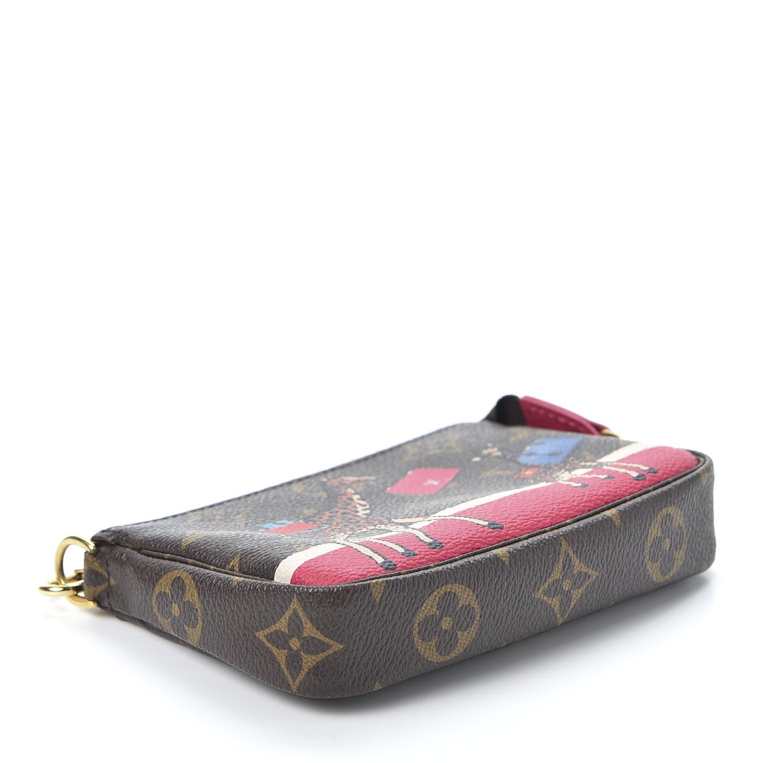 Louis Vuitton Monogram 2017 Christmas Animation Mini Pochette Accessories 3 of 8