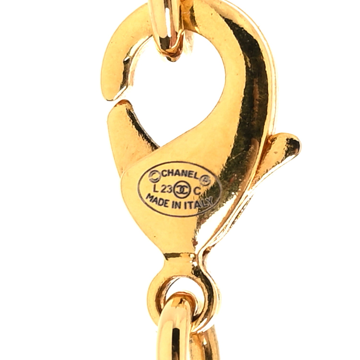 Chanel Metal Crystal CC Marquise Choker Gold 5 of 6