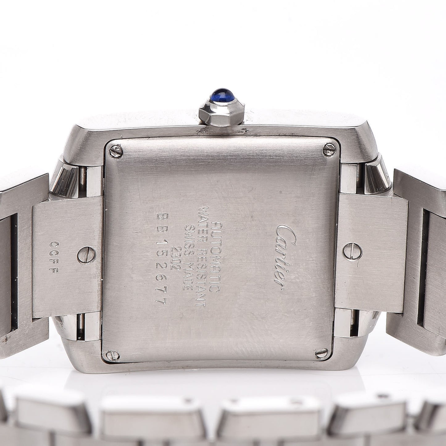 Stainless Steel 28mm Tank Francaise Automatic Watch