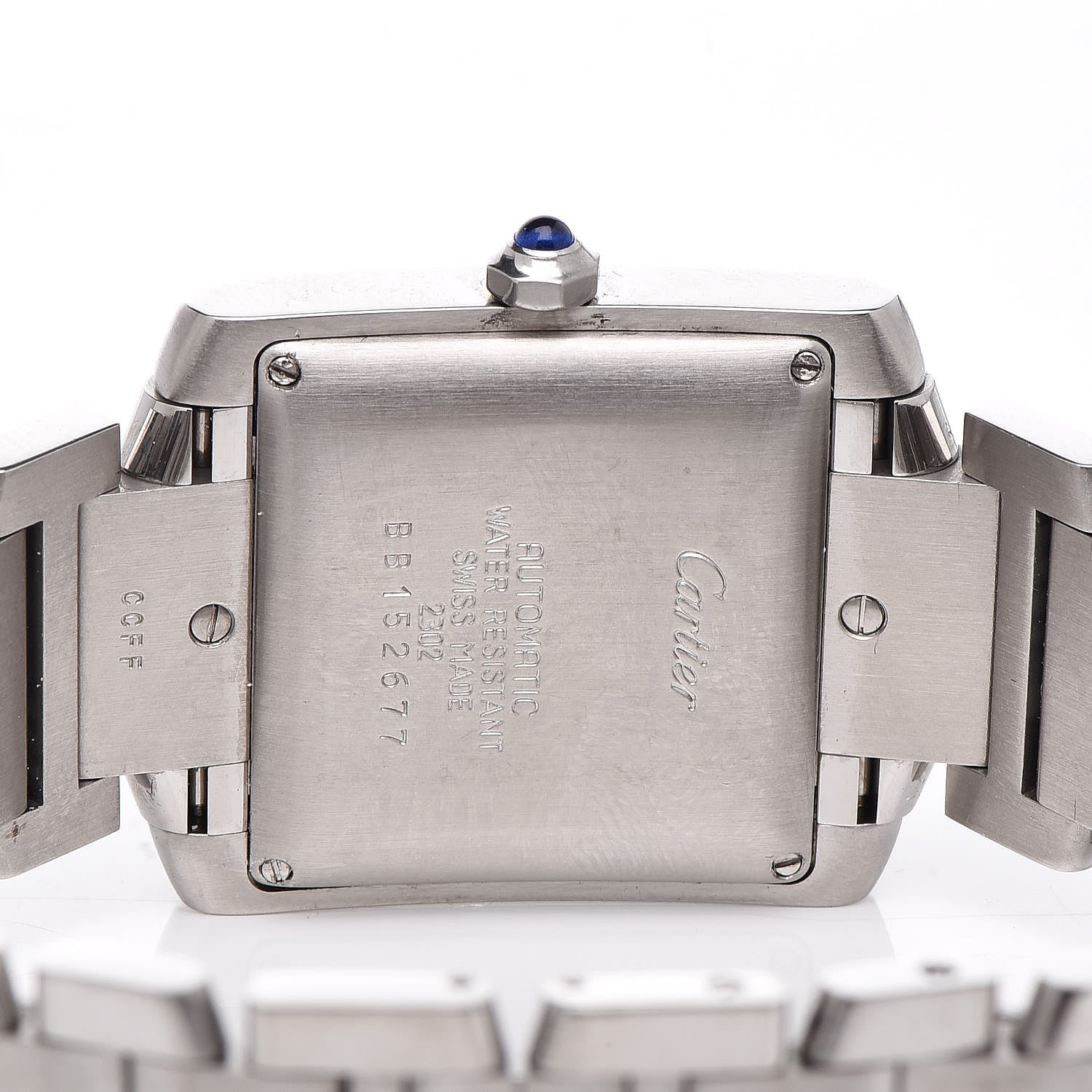 Cartier Stainless Steel 28mm Tank Francaise Automatic Watch 5 of 6