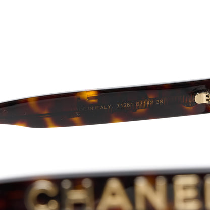 Chanel Shield Sunglasses 71281 Tortoise Gold 5 of 8
