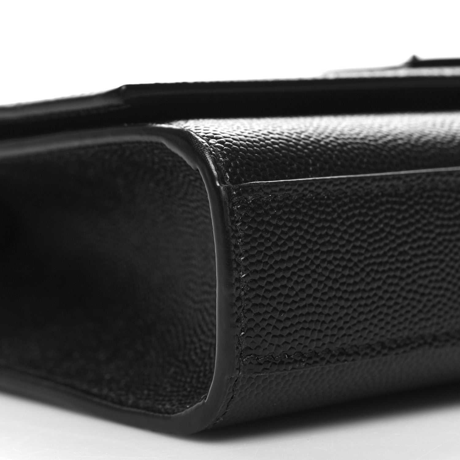 Saint Laurent Grain De Poudre Small Monogram Monochrome Kate Satchel Black 8 of 9