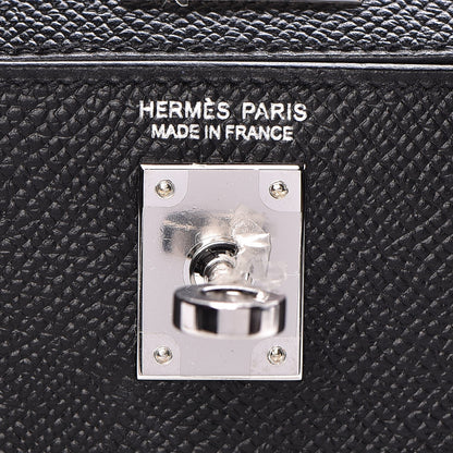 Hermes Epsom Mini Kelly Sellier 20 Black 12 of 29