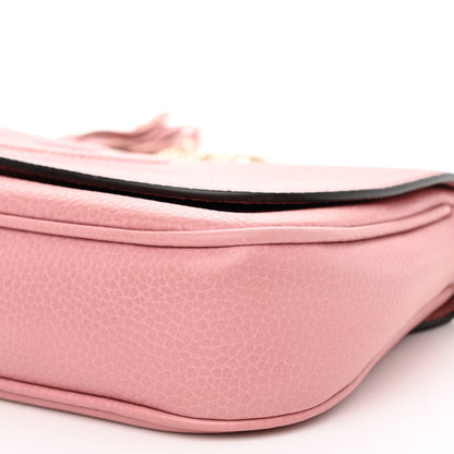 Gucci Pebbled Calfskin Medium Soho Flap Crossbody Pink 10 of 10