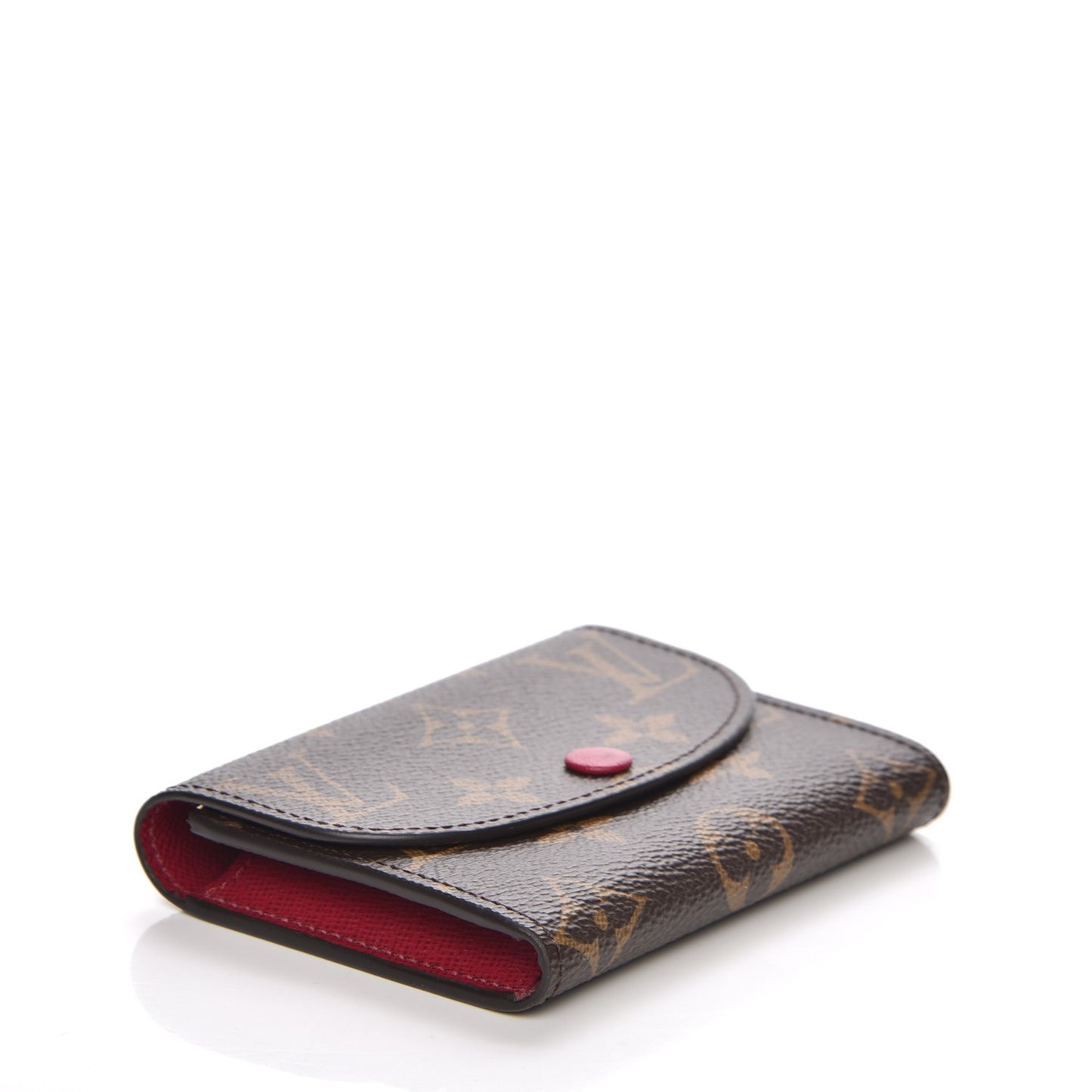 Monogram Rosalie Coin Purse Fuchsia