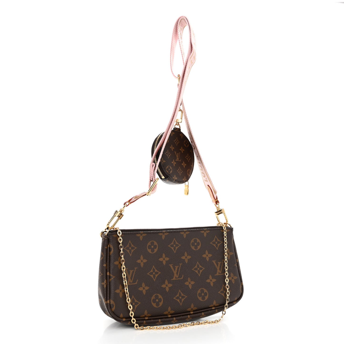 Monogram Multi Pochette Accessories Rose Clair