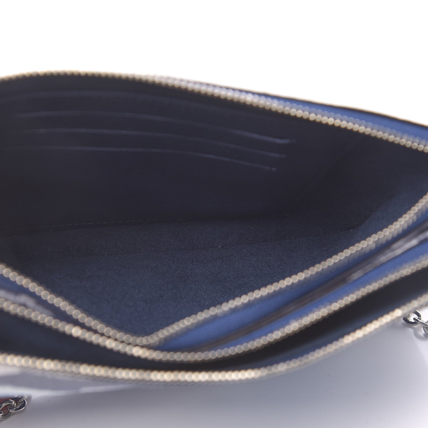 Monogram Giant Escale Double Zip Pochette Blue