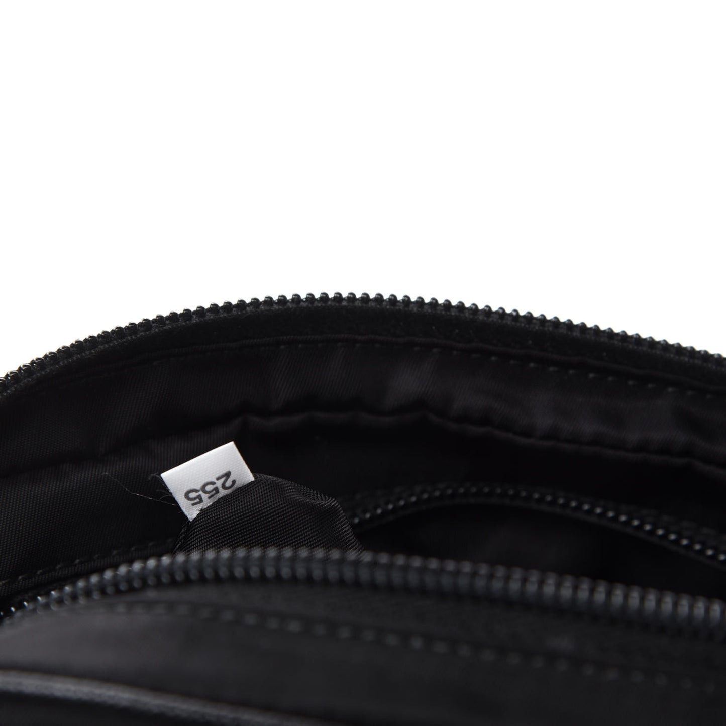 Tessuto Nylon Saffiano Belt Bag Black