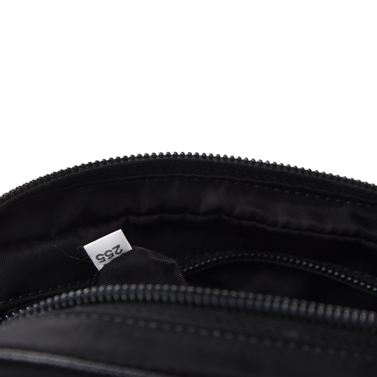 Prada Tessuto Nylon Saffiano Belt Bag Black 10 of 11