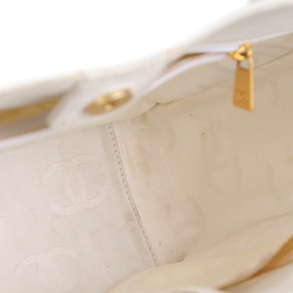 Chanel Patent CC Tote White 18 of 21