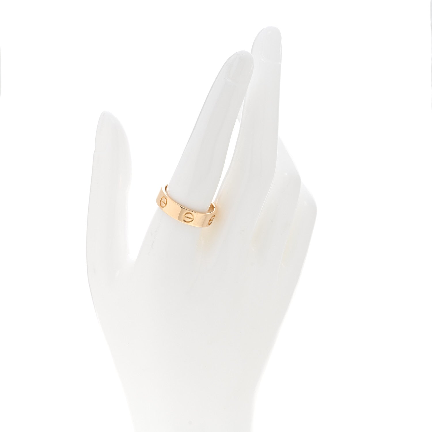 Cartier 18K Yellow Gold 5.5mm LOVE Ring 59 8.75 2 of 6