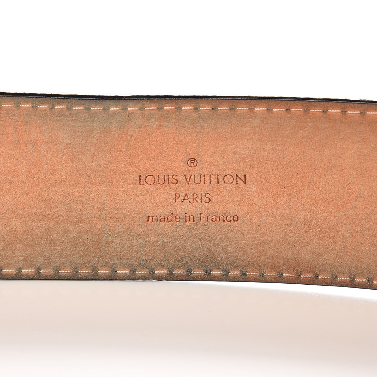 Epi Electric 40mm LV Initiales Belt 95 38 Black